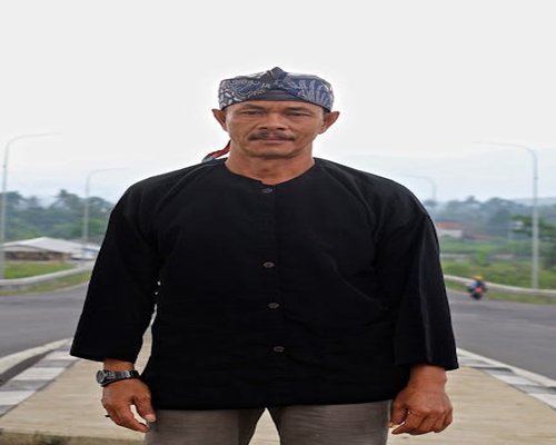 middle aged indonesian man portrait